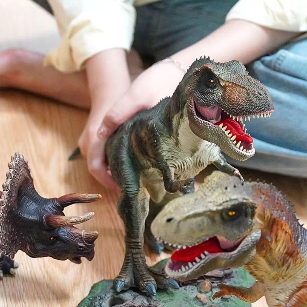 Multiple Sizes Jurassic Dinosaur Realistic Dinosaur Action Figures Dinosaur Model Desktop Ornament