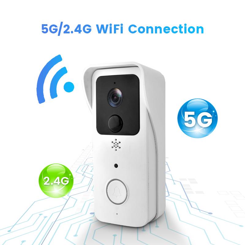 Умный дверной звонок Graffiti 5G с видео, голосовой связью и удаленным управлением через Wi-Fi Tuya