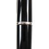 Great Cartier Ballpoint pen Diaboro de Cartier Black Silver Colored stone mens Used