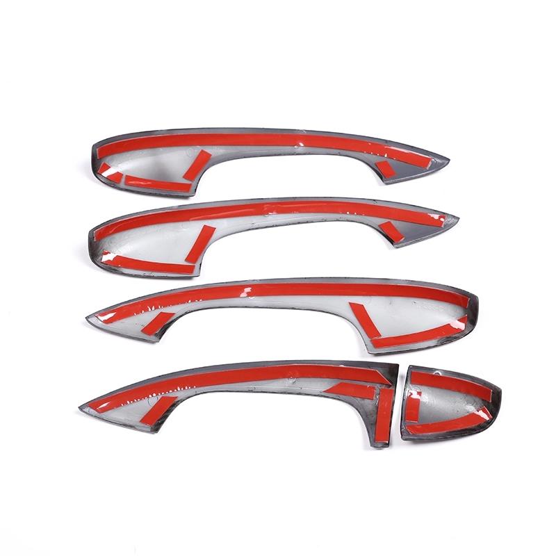 Для Mercedes Benz GLC X253 C Class W205 E Class W213 Углеродное волокно ABS Хромированная дверная ручка Накладка Левый руль