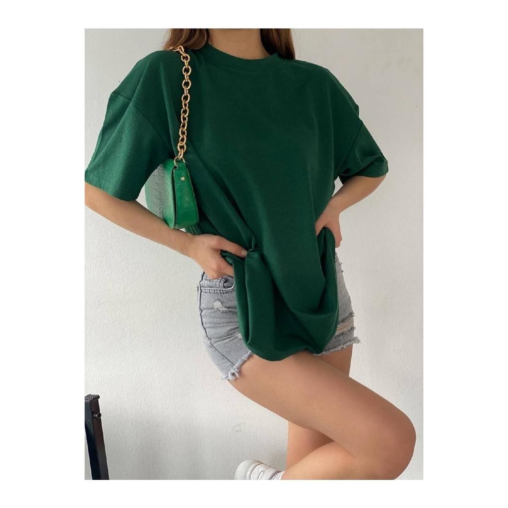 Черная хлопковая футболка унисекс с круглым вырезом для бойфренда большого размера