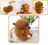 Cute Capybara Plush Toy Chick Retractable Stuffed Animal Water Guinea Pig Doll Adorable Ugly Doll Wholesale Factory