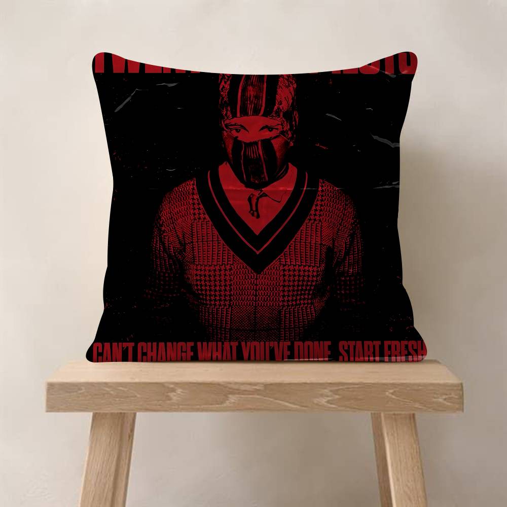 TTwenty One Pilots Band Pillow Covers Cartoon Sofa Decorative Home Doublesided Printing Short Plush Cute Cushion Cover