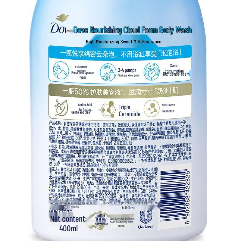 Dove Deeply Nourishing Mousse Body Wash