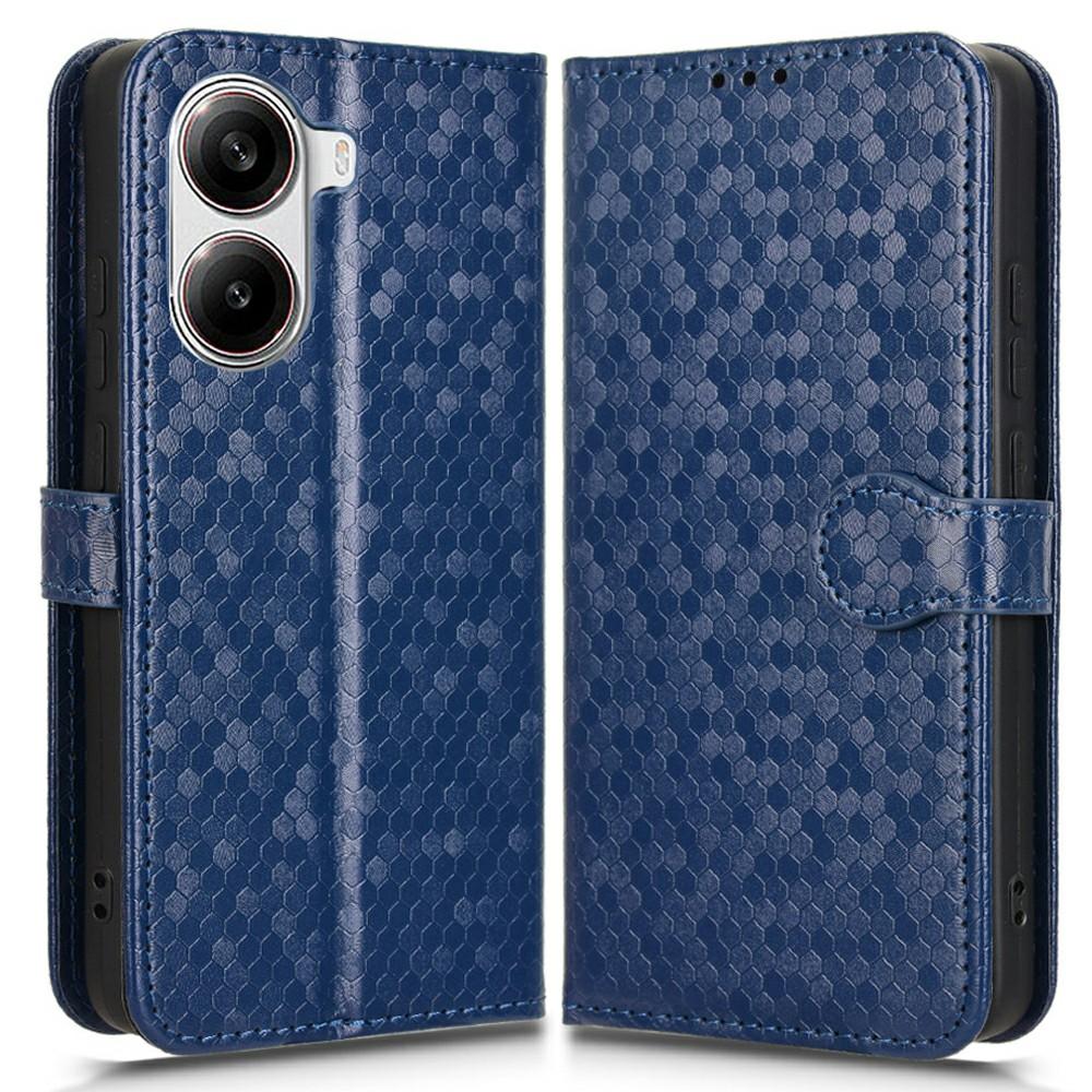For Xiaomi Poco X7 Pro 5G/Redmi Turbo 4 5G Wallet Case Dot Pattern Imprint PU Leather Phone Cover