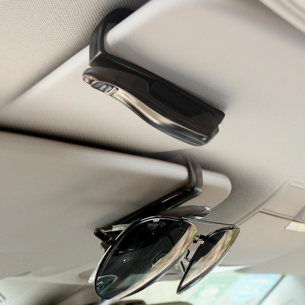 Автомобильный солнцезащитный козырек, держатель для очков, зажимы, держатель для солнцезащитных очков, билет на очки, универсальный многофункциональный держатель для салона автомобиля