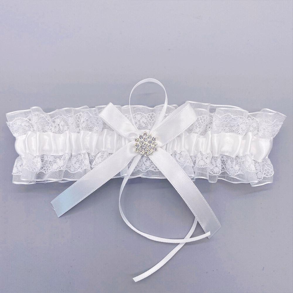 Женский пояс для чулок, кружевная подвязка для невесты, новый бант, сувениры для невесты, женское кольцо для чулок на бедро
