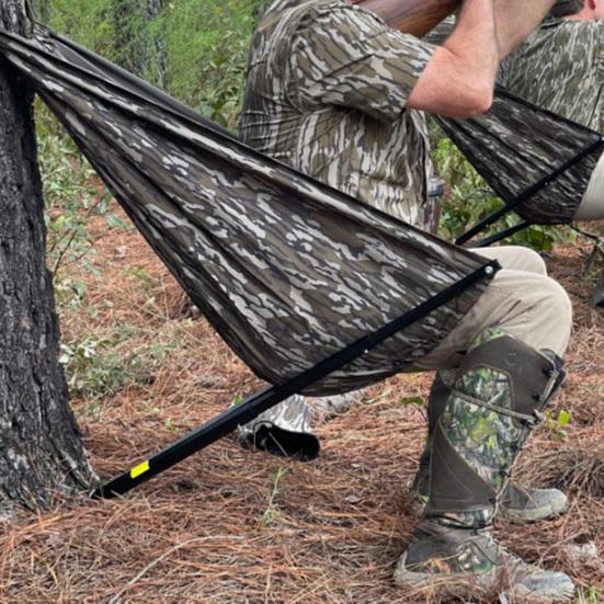 Low Down Hunting Seat Portable Lightweight Deer Hunting Hammock Chair Outdoor Folding Tree Seat Heavy Duty Camping Stool On Tree