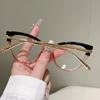 Vintage Cat Eye Anti Blue Light Optical Lens Glasses Women Luxury Myopia Customize Prescription Photochromic Eye Glasses Frames