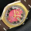 SK CRYSTAL AUTOMATIC 46941 ВИНТАЖНЫЕ ЯПОНСКИЕ МУЖСКИЕ ЧАСЫ С КРАСНЫМ ЦИФЕРБЛАТОМ a704863-1