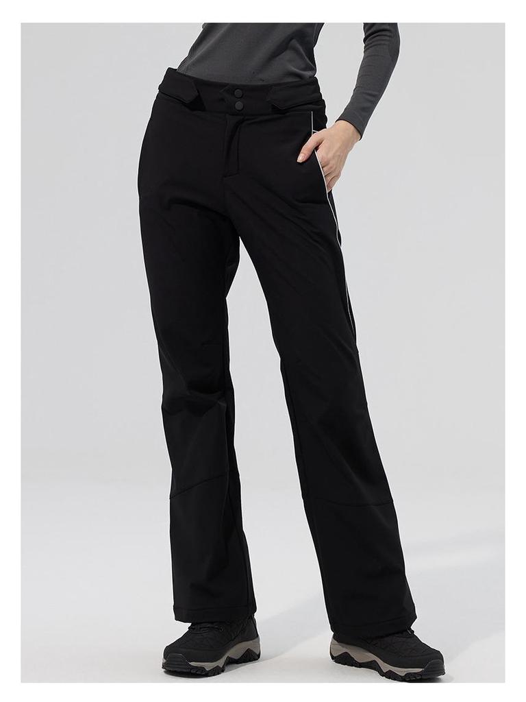 Водоотталкивающие Прочные Уличные Микро-клеш Брюки с Осенне-Зимним Бархатным Теплом