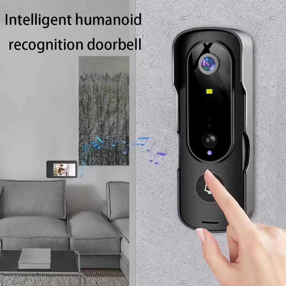 Беспроводной видеодомофон с двухсторонней голосовой связью, беспроводной видеодомофон с камерой и монитором, угол обзора 120 градусов, экран M2 4,3 дюйма