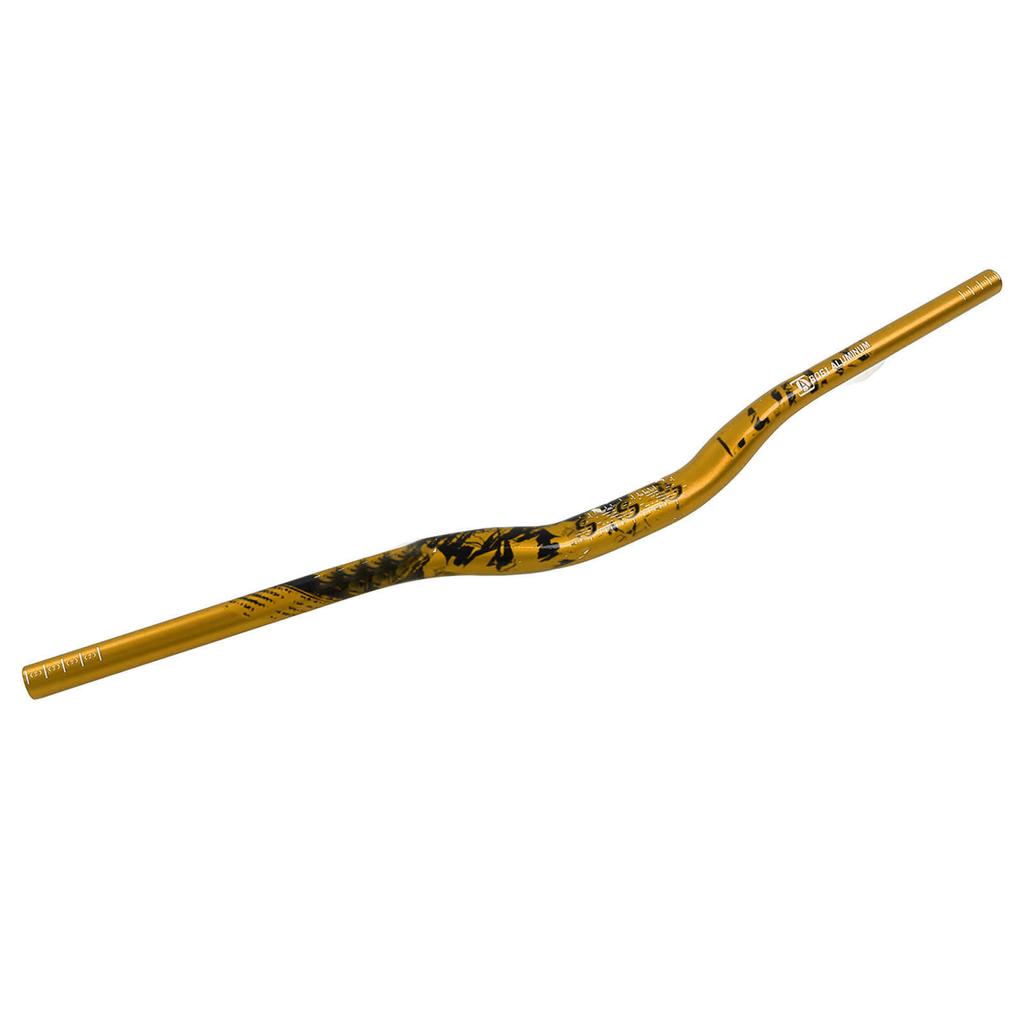 Руль для велосипеда Wheel Track, замена, алюминиевый сплав, подъемный руль, диаметр крепления 31,8 мм, желтый