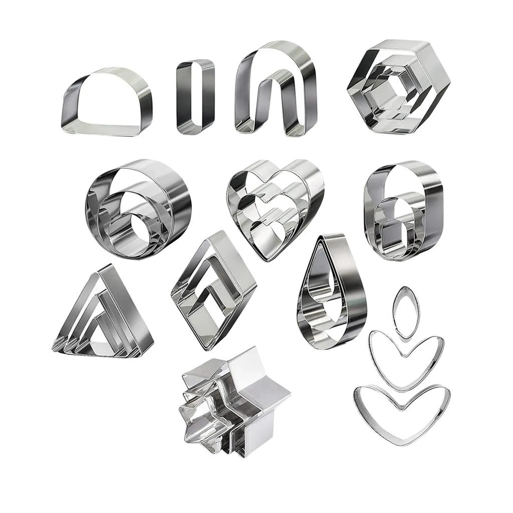 Стартовый набор из полимерной глины Мини DIY Ручная работа Формы Резак для изготовления ювелирных изделий Домашняя выпечка Серьги Бисквитное печенье