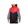Jacket Hooded Zipper Comfortable Long Sleeve Unisex Jackets Red Black HJ2534-657