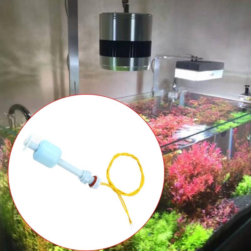 Пластиковый поплавковый выключатель PP Рыба для аквариума Датчик уровня жидкости 10 мм Автоматический датчик контроллера уровня Синий и желтый