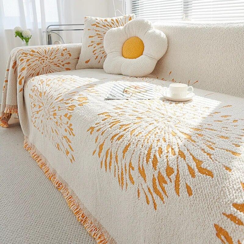 Роскошный чехол для дивана, шерстяная пряжа, диванное полотенце, одеяло, чехол для дивана, простой чехол для дивана с защитой от кошачьих царапин для гостиной, 1/2/3/4 места