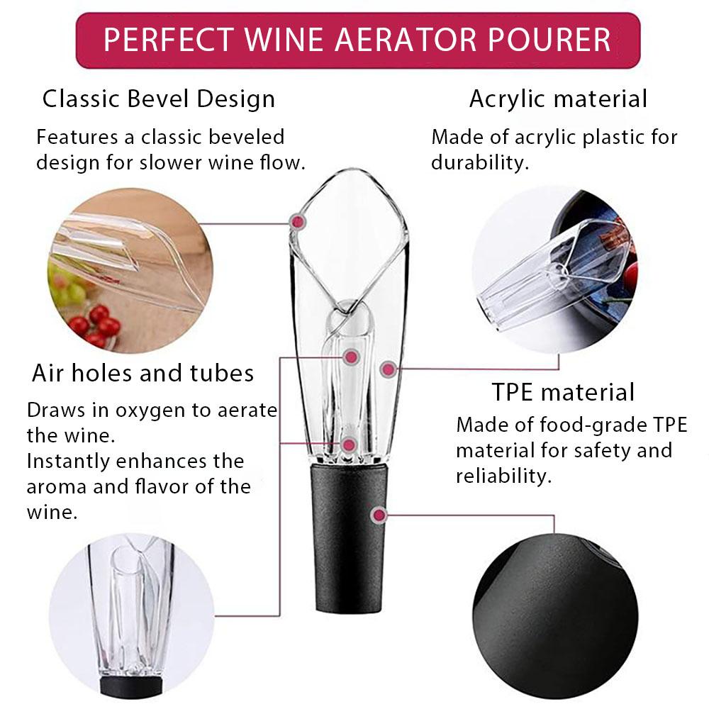 Винный декантер AIKARO с аэратором для красного вина