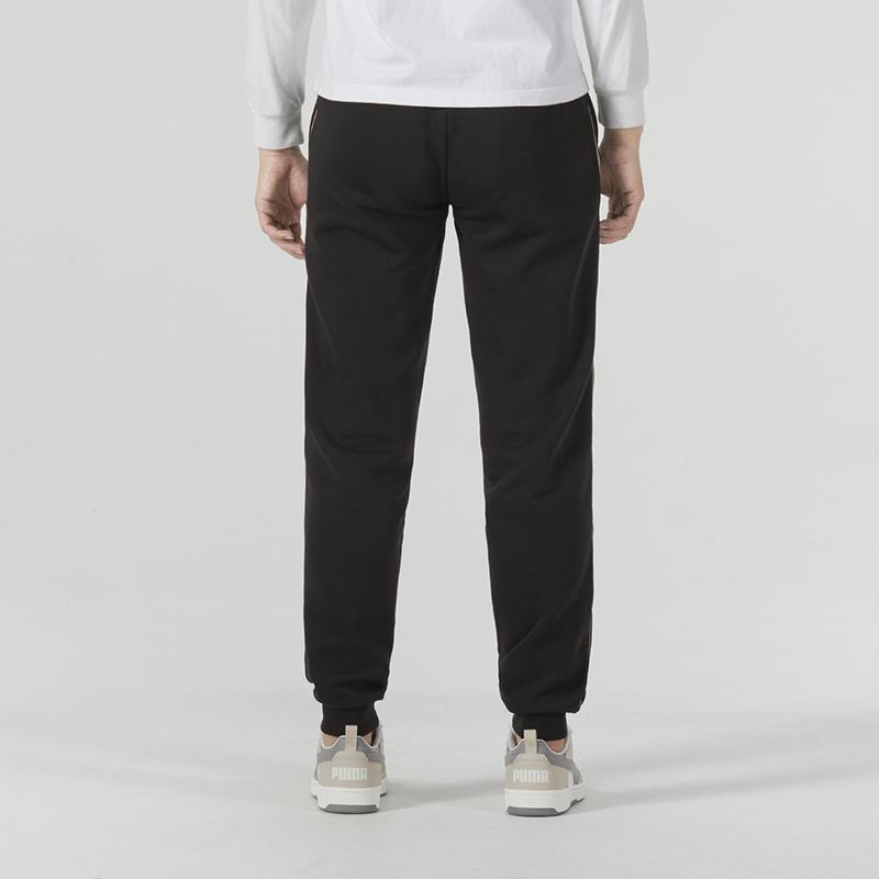 Puma Свободные повседневные брюки Commuter с флисовой подкладкой и логотипом, мужские, черные 680307-01
