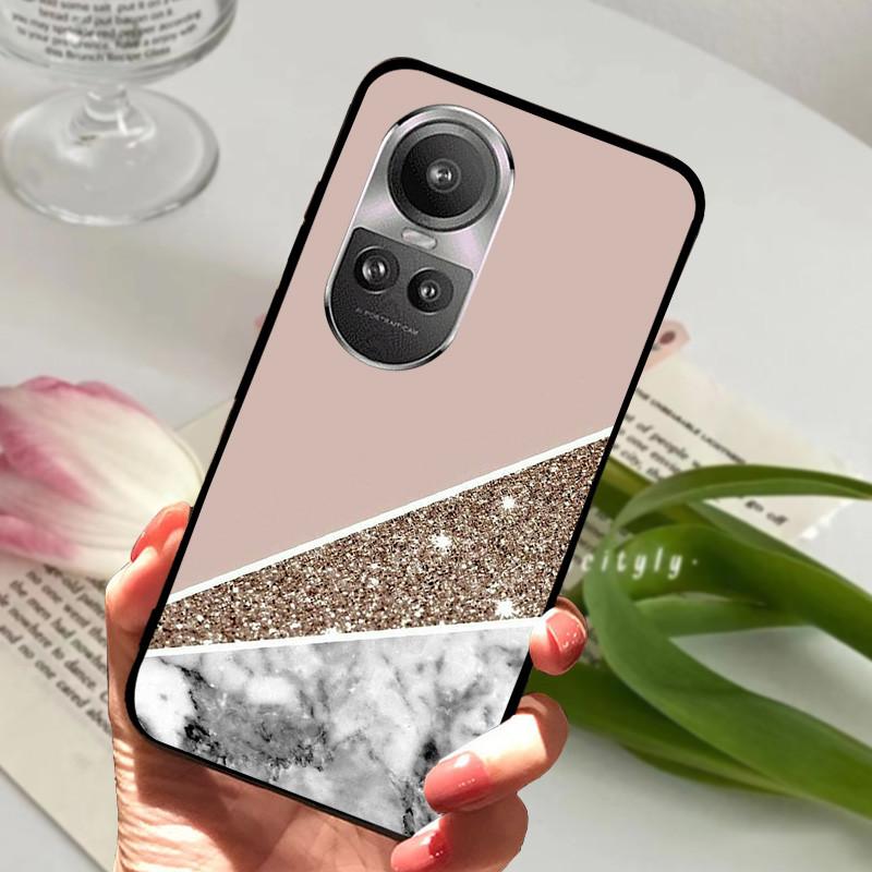 Чехол для Oppo Reno 10 5G CPH2531 Reno10 Ударопрочный Мягкий ТПУ Силиконовый Чехол для Телефона Для Oppo Reno 10 Pro 5G CPH2525 Funda Мультяшный