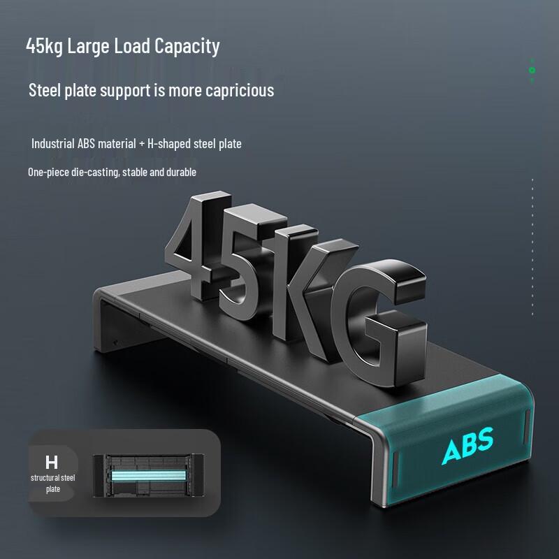 Llano Adjustable Monitor Riser Stand with Storage Drawer