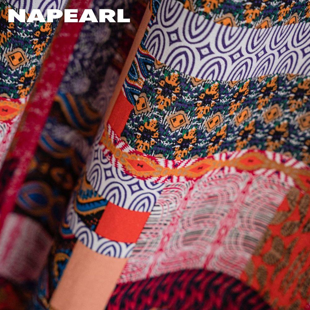 1 шт. NAPEARL Bohemian Style Patchwork Printed Country Style Semi Blackout Шторы для маленьких окон Кухня Спальня Гостиная Балкон Домашний декор