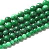 Green Jades Smog Chalcedony Natural Stone 15" Smooth Loose Spacer Beads 4/6/8/10/12mm for Jewelry Making DIY Bracelets Charms Accessories