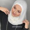 Hijab Scarf Abaya Chiffon Muslim Women Wear Chiffon Turbans Voile Accesoires Working Sport Hijab
