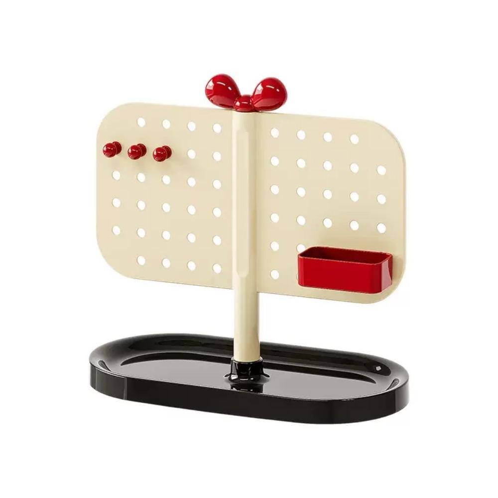 Adjustable Perforated Board Storage Rack DIY Pegboard Organizer Cosmetics Storage