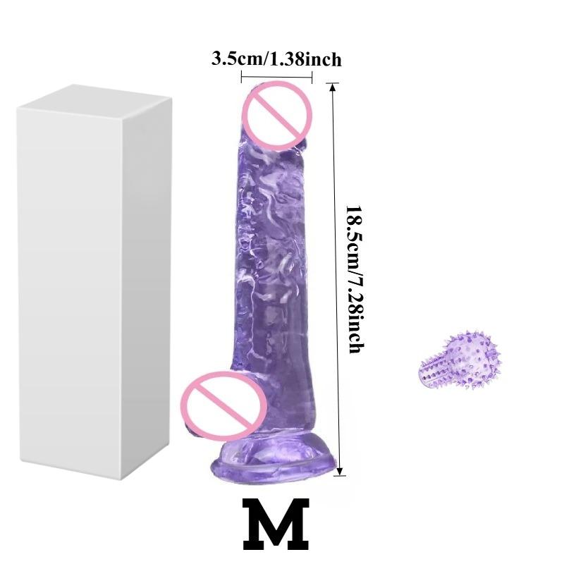 4colors with Egg Shaped Dildo with Strong Suction Cups Soft and Flexible Textured and Curved Design Suitable for G-spot and Play