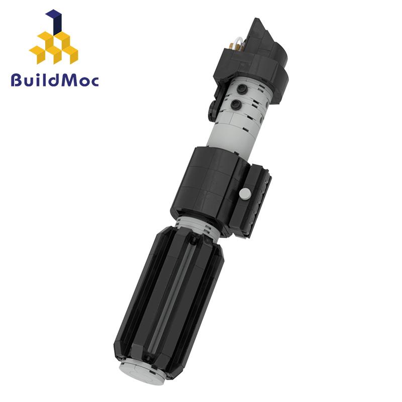 BuildMoc Darksaber световые мечи набор строительных блоков дуэльный бластер лазерные фигурки из фильмов боевое оружие кирпичи детские игрушки