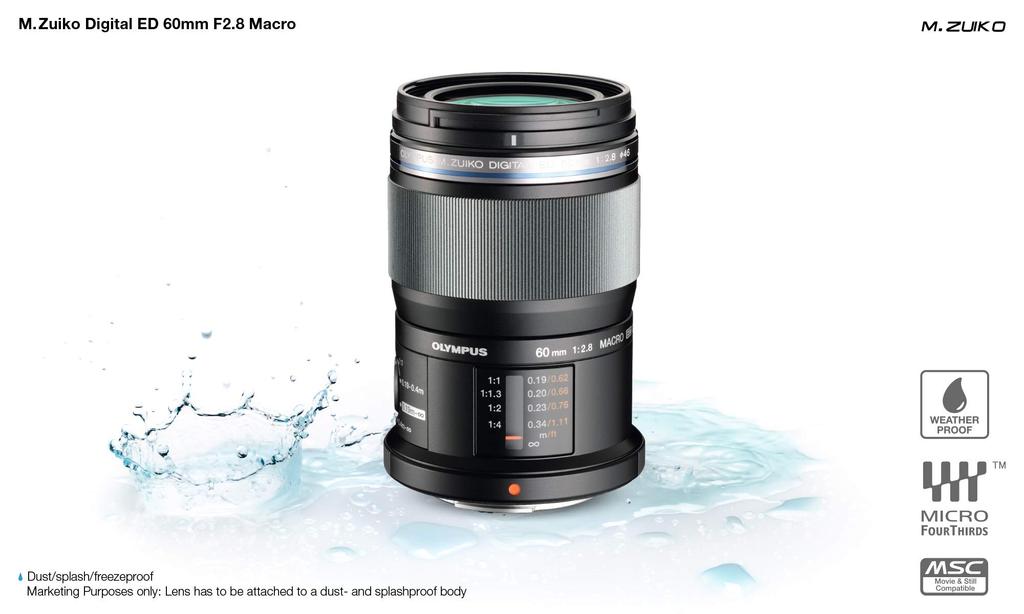 OM single focus lens ED 60mm Macro SYSTEM/OLYMPUS M.ZUIKO F2.8