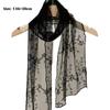 Retro Sunscreen Shawl Korean Version Female Headscarf Literary Women's Lace Scarf