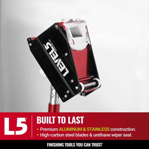 3-inch Nail Spotter with Extendable Handle - Level 5 | Pro Grade | Finishes Drywall, Gyprock, Gypsum Board, Sheetrock | 4-571