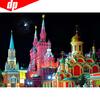 Diamond Embroidery Landscape Moscow Full Round Rhinestone 5D DIY Diamond Painting Cross Stitch