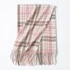 British plaid scarf atmospheric women's autumn and winter versatile couple long warm double-sided thickened vintage scarf