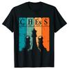 Funny Chess Periodic Table Nerd Chess Player Vintage T Shirts Checkmate Graphic  Streetwear Short Sleeve Gifts T-shirt Unisex