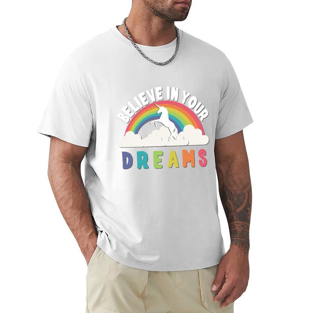 Believe In Your Dreams Tshirt Classic Graphic Short Sleeve Top