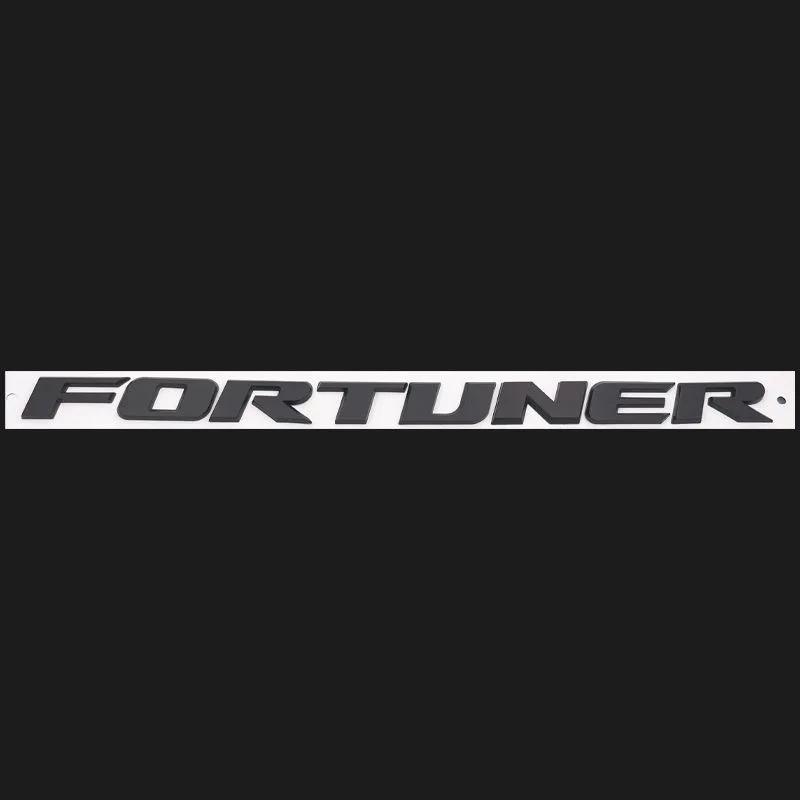 wqctu10 3D ABS  FORTUNER Letters Emblem Stickers for Toyota Fortuner Car Front Hood Bonnet Grill Trunk Badge Modification Accessories