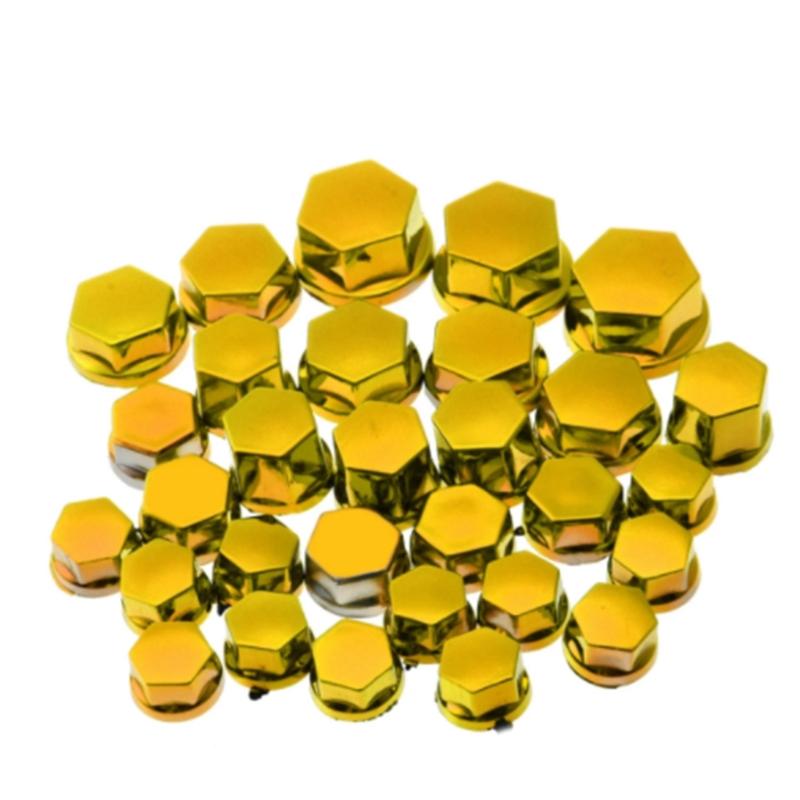 Пластиковые украшения для колес мотоцикла для оболочки 30 шт., защитный чехол для винтовой гайки