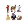  Beauty and the Beast Figurine Set of 6, 10-12 cm Resin Collectible Statues, Exquisite Gift