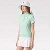 Женская футболка Munsingwear с воротником-стойкой Air DoT мятная mr222lTs61