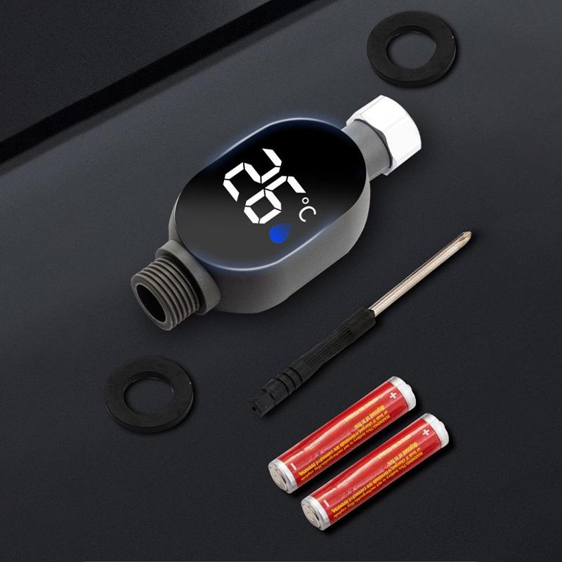 Shower Head Shower Accessory Display Home Water Temperature Gauge