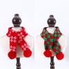 Puppy Scarf Snowflake Pattern Decorative 2 Colors Xmas Holiday Dress-up Scarf Cat Neckerchief Pet Supplies