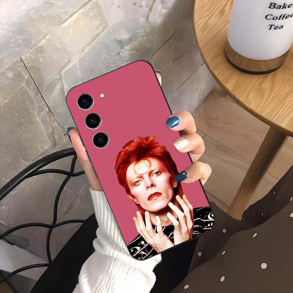 Singer D-David Bowie Phone Case For Samsung A25 A13 A33 5G A54 A36 A35 A56 A52 A14 Shockproof Soft Cover