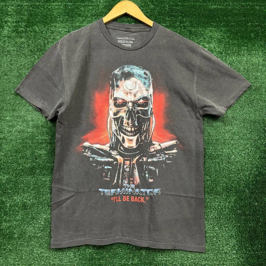 James Cameron's The Terminator I'll Be Back Movie Poster T-Shirt Size Medium