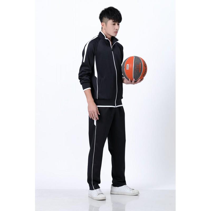 Unisex Long Sleeve Sportswear Set Loose Fit Running Training Tracksuit