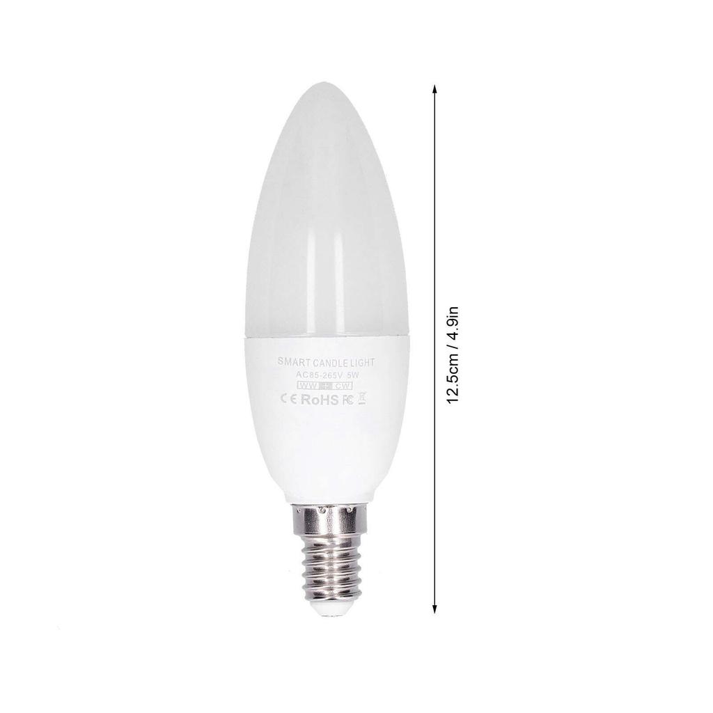 Wi-Fi Smart Lamp Bulb E14 Bright Household APP Remote Control LED Lamp for Tuya Cold White 85?265В