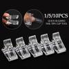 Nail Tips Clip Transparent Finger Building Gel Extension Nails Art Manicure Tool