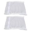 2pcs Shoe Dryer Bag Reusable Sneaker Mesh Washing Bag Shoes Laundry Dry Bag with Elastic Strap